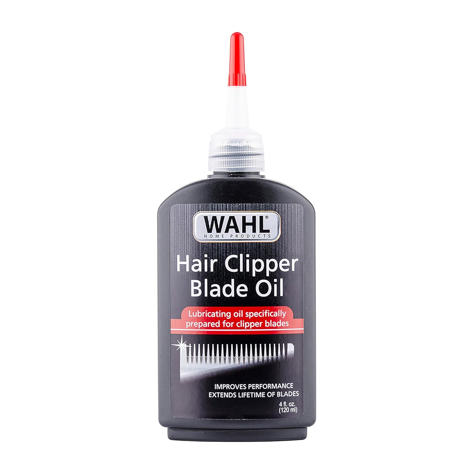 Wahl Premium Hair Clipper Blade Lubricating Oil For Clippers, Trimmers, & Blade Corrosion For Rust Prevention – 4 Fluid Ounces – Model 3310-300A