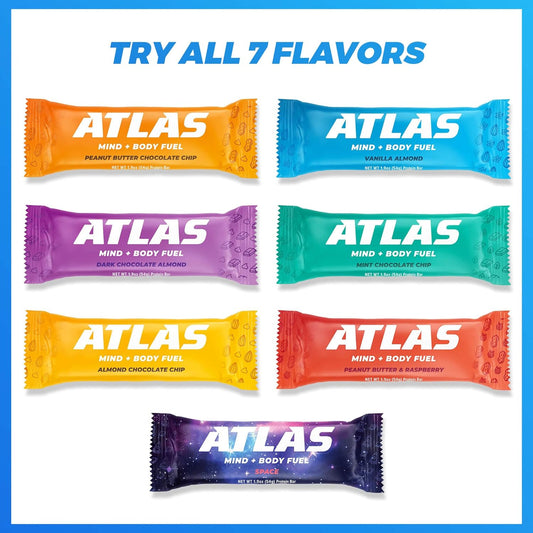 Atlas Bar - Real Protein Bar (Variety Pack)