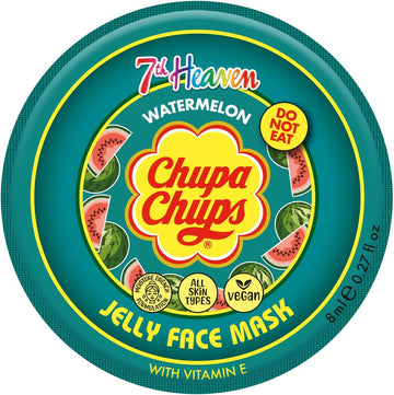 7Th Heaven X Chupa Chups Jelly Face Mask (Watermelon) Jelly Mask With Vitamin E, Vegan - Genuine 7Th Heaven Face Masks Skincare