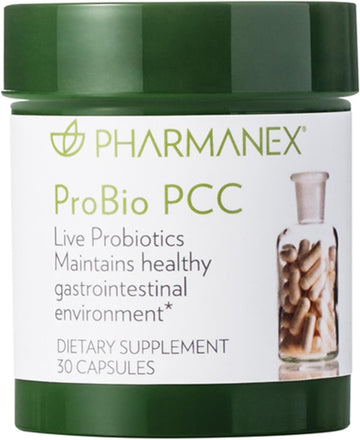 Nu Skin ProBio PCC - Probiotic Supplement | Supplement for Gut Health and Immune Support | Probiotic Digestive Supplement | Daily Dietary Supplement Capsule | 2 Billion CFU per Capsule