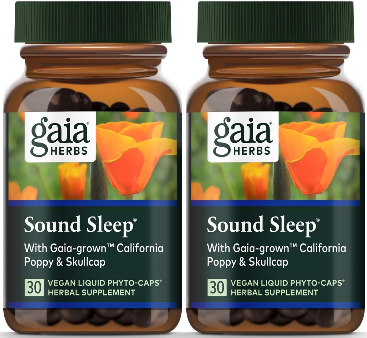Gaia Herbs Rapidrelief Sound Sleep Liq Phyto-Capsules, 30 Count (Pack Of 2)