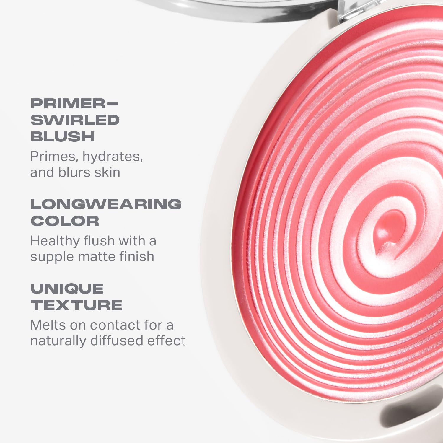 Morphe Huephoric Rush 3-In-1 Silk Cream Blush - Cream-To-Matte Buildable Blush For Cheeks - Primes, Hydrates & Blurs Skin For A Supple-Matte Finish - Hypnotized (0.28 Ounce) : Beauty & Personal Care