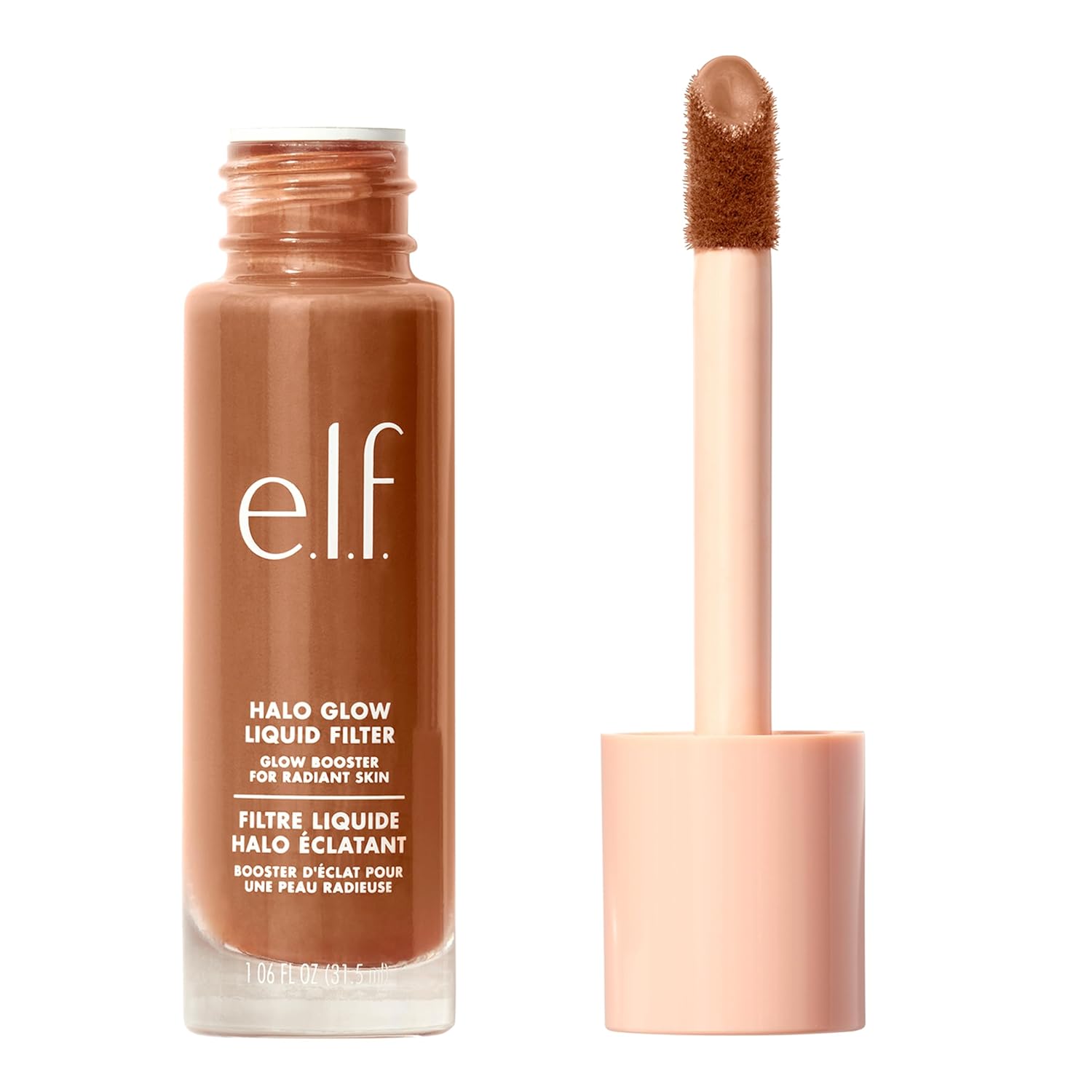 E.L.F. Halo Glow Liquid Filter, Complexion Booster For A Glowing, Soft-Focus Look, Infused With Hyaluronic Acid, Vegan & Cruelty-Free