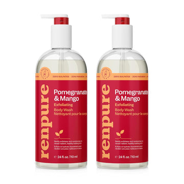 Renpure Pomegranate & Mango Body Wash 2-Pack, 24Oz