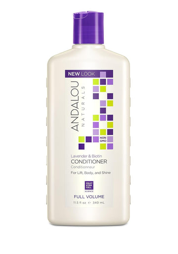 Andalou Naturals Lavender and Biotin Full Volume Conditioner, 11.5 Ounce : Standard Hair Conditioners : Beauty & Personal Care