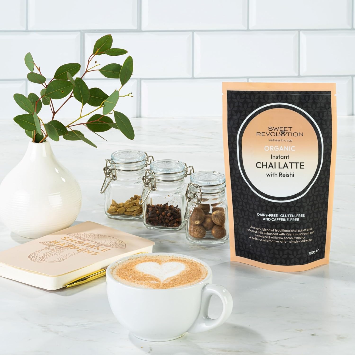 Sweet Revolution Organic Instant Hot Chocolate with Raw Cacao (200g), Dairy Free and Gluten Free. : Amazon.co.uk: Grocery