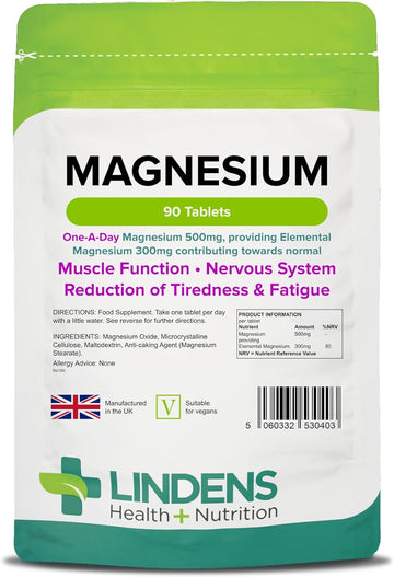 Magnesium Tablets; 1-a-Day (MgO 500mg)