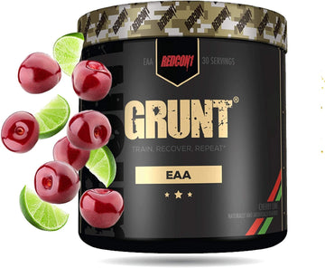 REDCON1 Grunt EAAs, Cherry Lime - Sugar Free, Keto Friendly Essential