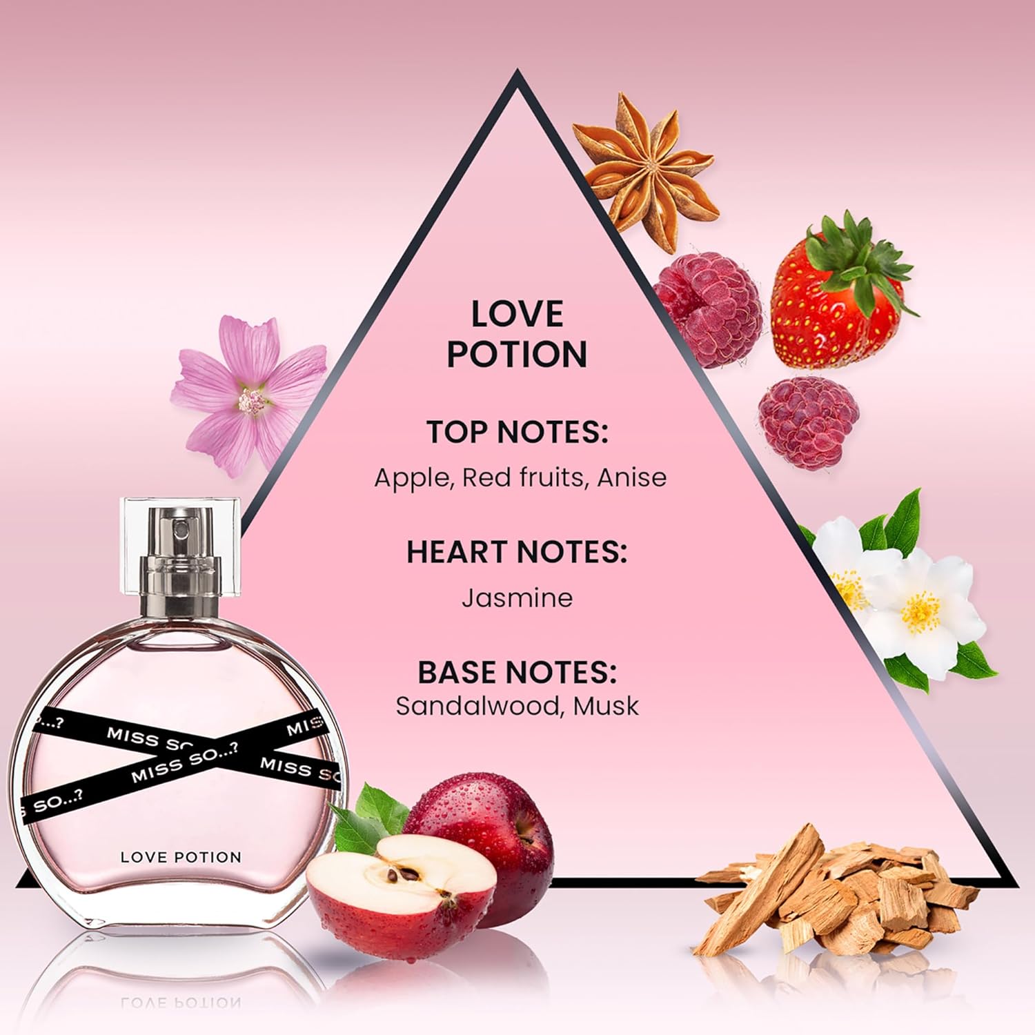 So… Miss Set - Perfumes For Women With Floral, Fruity And Vanilla Perfume Notes - 800 Sprays - Gifts For Women - 3 Pcs Gift Set : Beauty & Personal Care
