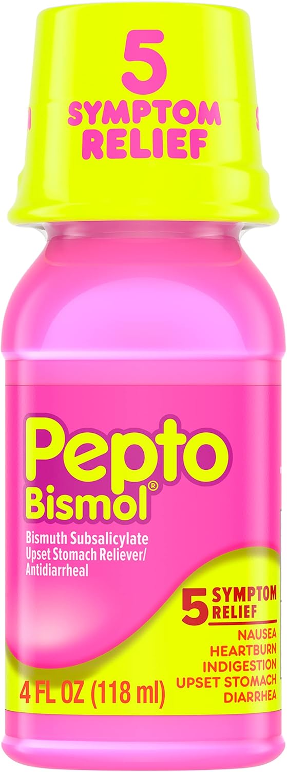 Pepto Bismol, 5 Symptom Digestive Relief, Original, 4 Fl Oz