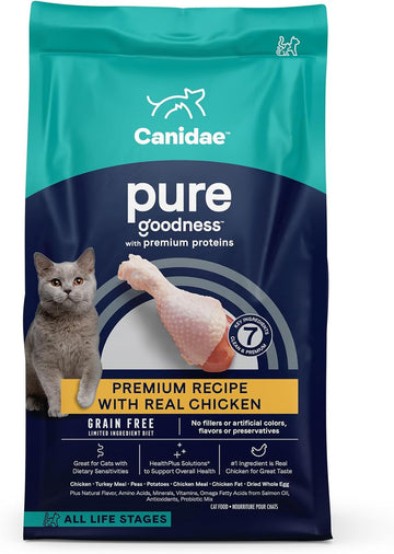 Canidae Pure Grain Free Dry Cat Food With Real Chicken, 10 Lbs