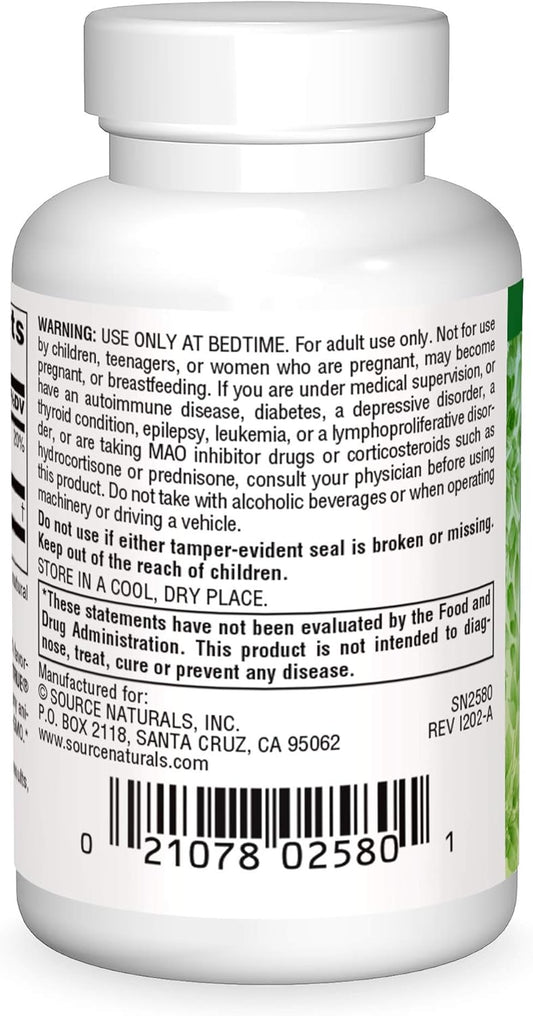 Source Naturals Vegan True Melatonin 2.5 Mg, Helps Promote Sleep*, Non-Gmo Vegan Melatonin With Vitamin B-6-60 Orange Flavored Lozenges