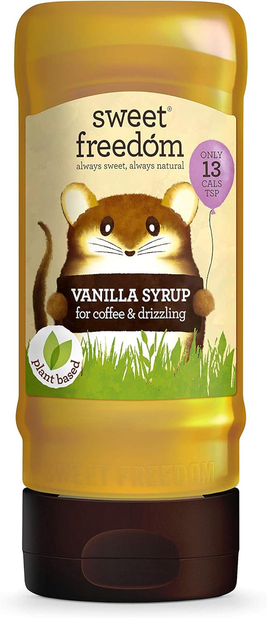 Sweet Freedom Vanilla Syrup Pack Of 1 X Sweet Freedom Fruit Syrup Pack Of 1