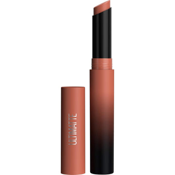 Maybelline Color Sensational Ultimatte Matte Lipstick, Non-Drying, Intense Color Pigment, More Taupe, Rose Nude, 1 Count