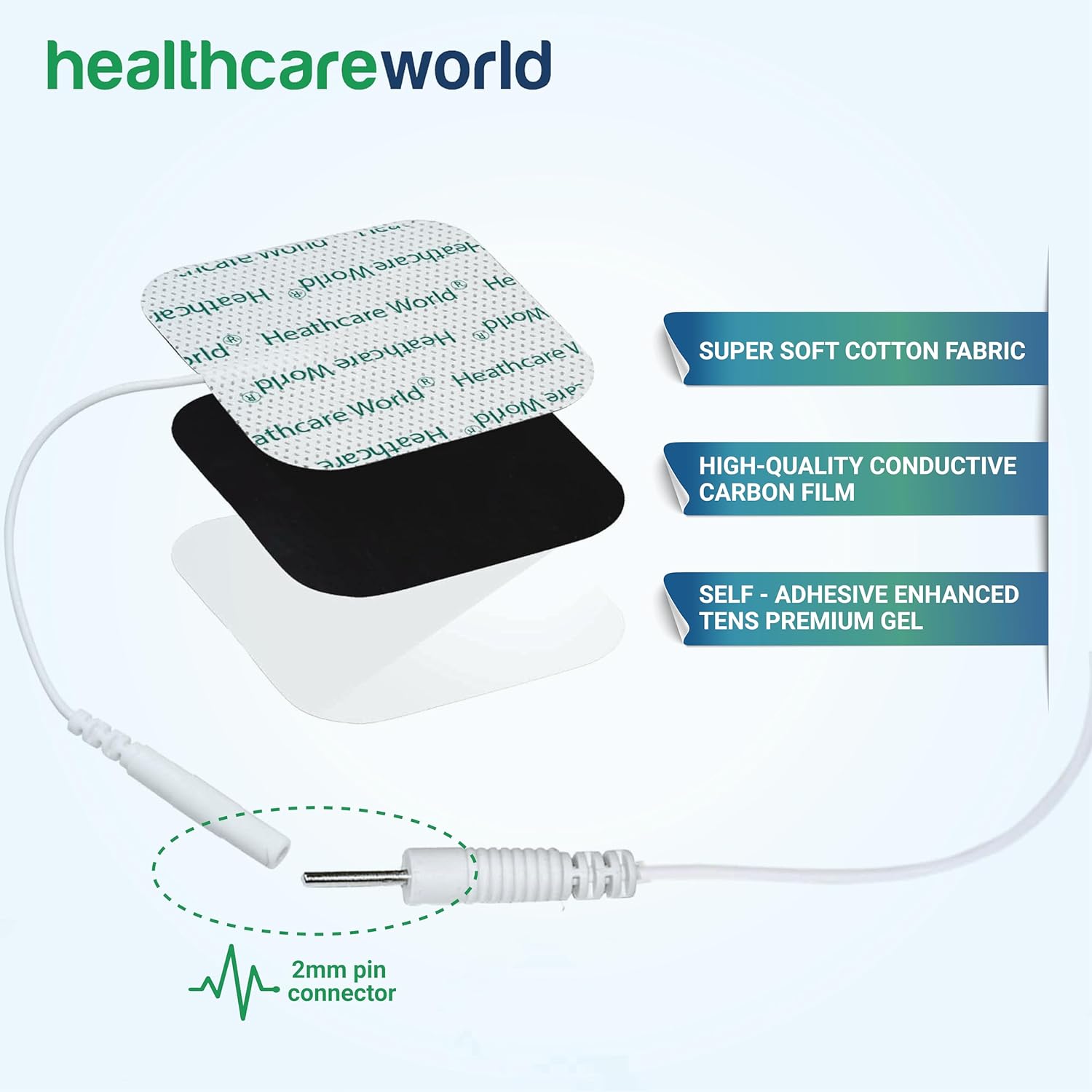 Tens Electrode Pads 4x4cm (12 pcs) Self-Adhesive Tens Pads for Back, Knee, Shoulder, Hand, Pelvic Pain Compatible with Lloyds,Tenscare,NeuroTrac,Bodyclock,Tens7000 Machines : Amazon.co.uk: Health & Personal Care