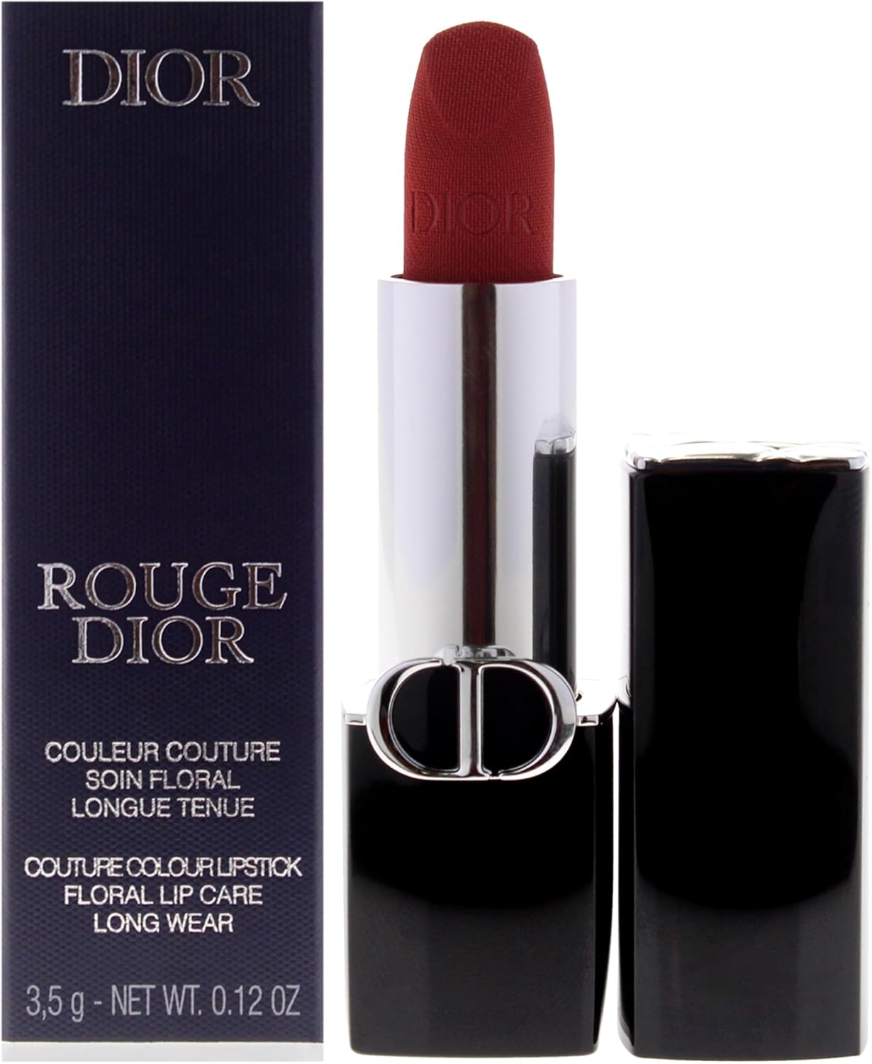 Rouge Dior Couture Velvet Lipstick - 772 Classic Rosewood By Christian Dior For Women - 0.12 Oz Lipstick (Refillable)