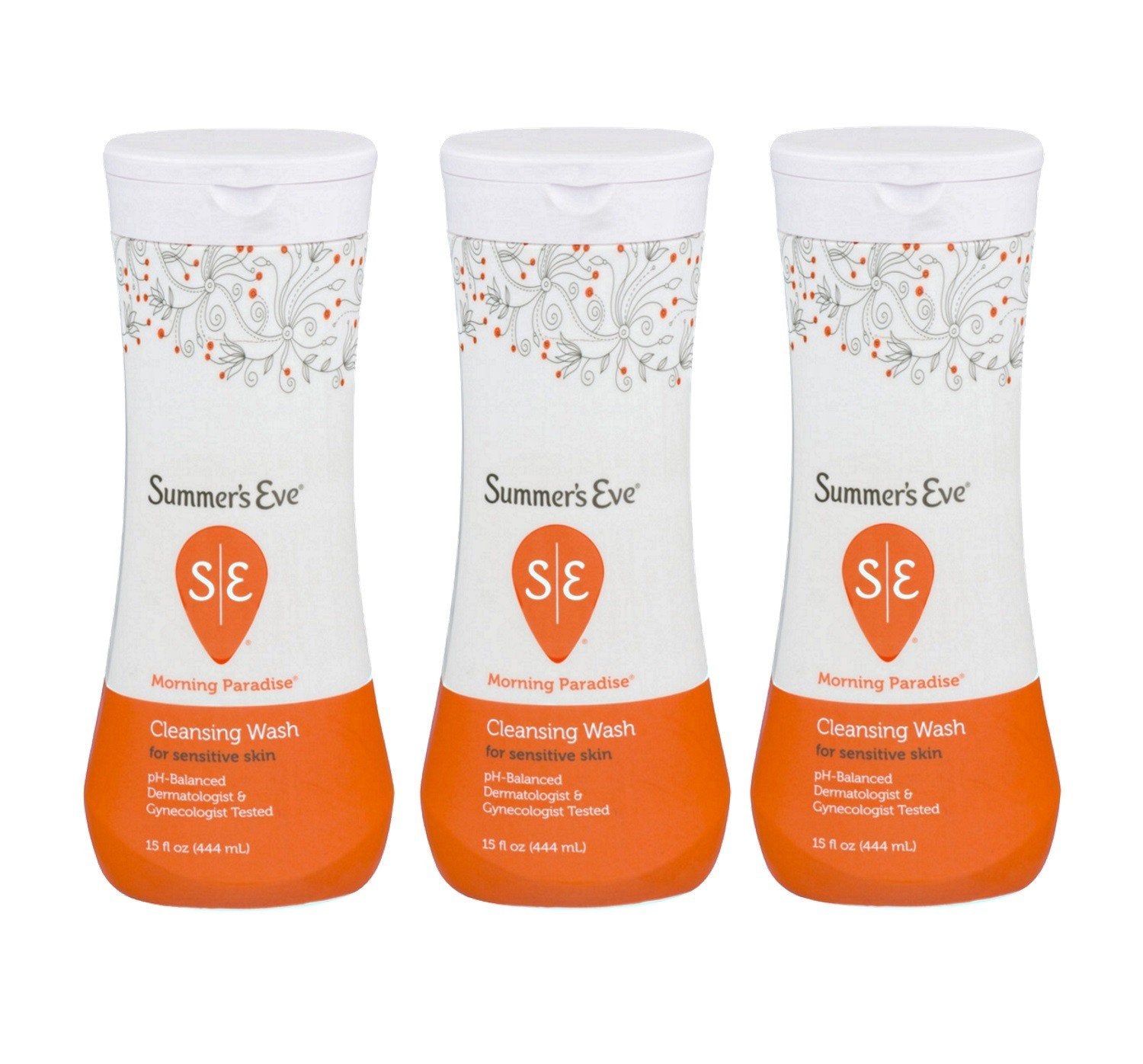 Summer'S Eve, Morning Paradise, Refreshing Feminine Wash, Ph Balanced, 15 Fl Oz. (Pack Of 3)