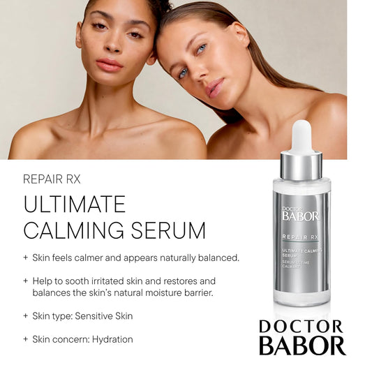 Doctor Babor Repair Rx Ultimate Calming Serum, With Vitamin B And Almond Oil, Reduces Skin Sensitivity And Calms Stressed And Scarred Skin, Fragrance And Synthetic Color Free