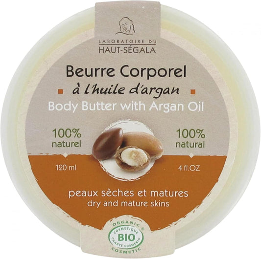 Laboratoire Du Haut-Segala Organic Body Butter With Argan Oil, 120 Ml