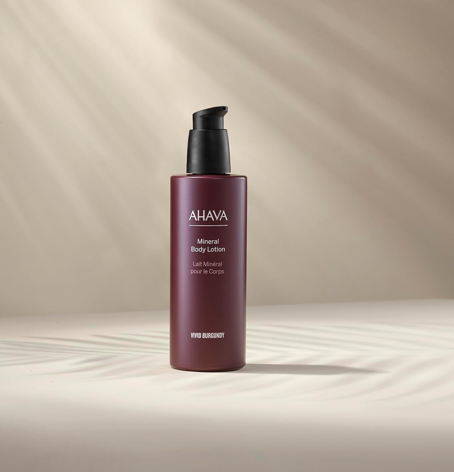 Ahava Dead Sea Water Mineral Body Lotion, Vivid Burgundy - Provides All Day Hydration, Fights Dehydration, Refines Skin'S Texture, Enriched With Exclusive Osmoter, Aloe Vera & Witch Hazel, 8.5 Fl.Oz : Beauty & Personal Care