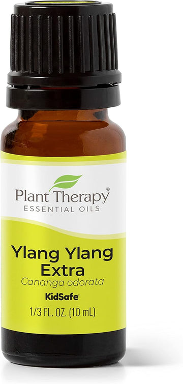 Plant Therapy Ylang Ylang Extra Essential Oil 10 Ml (1/3 Oz) 100% Pure, Undiluted, Therapeutic Grade