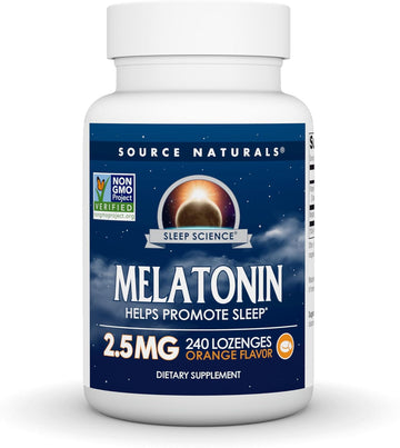 Source Naturals Melatonin 2.5 Mg - 240 Orange Flavored Lozenges