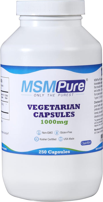 Kala Health Msmpure Vegetarian Capsules, 250 Count, Made With Organic