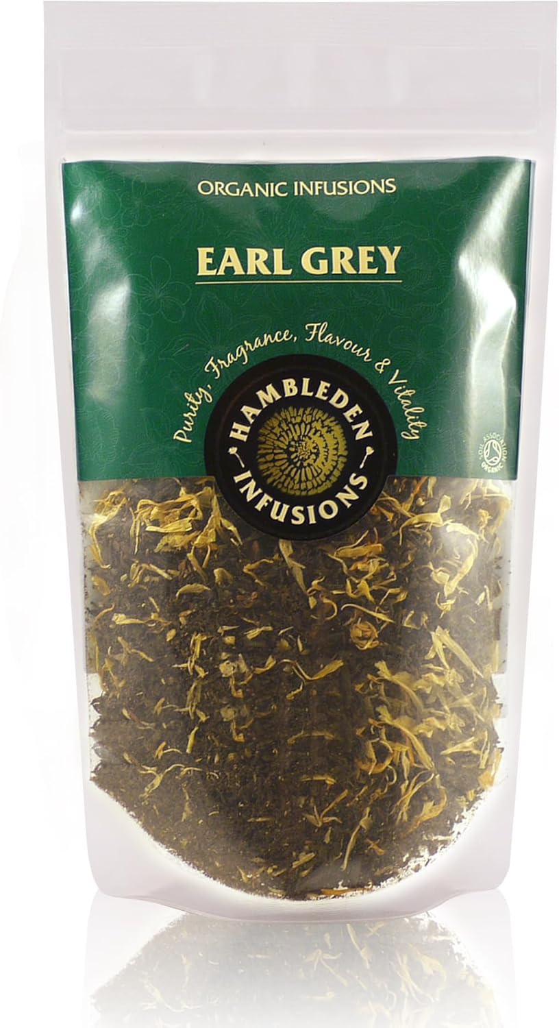 Hamblden Herbs Organic Earl Grey Loose Leaf Infusion 55G (6 X 55G Pouches)