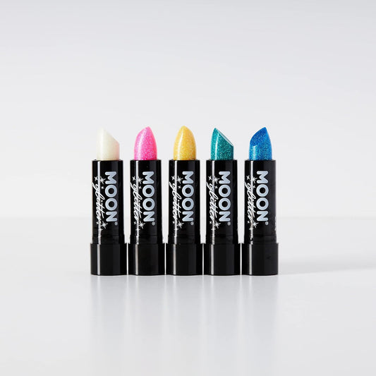 Iridescent Glitter Lipstick By Moon Glitter - 5G (Set Of 5)