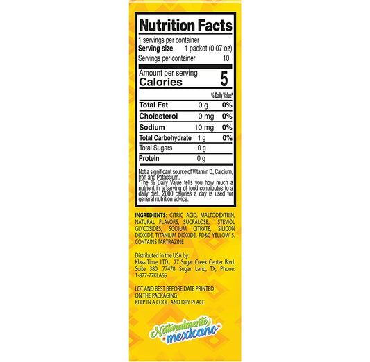 Klass Aguas Frescas Variety Pack, 1 Box Of Cucumber Limeade, 1 Box Strawberry Watermelon, 1 Box Hibiscus Berries, 1 Box Pineapple Tangerine (40 Total On The Go Packets)