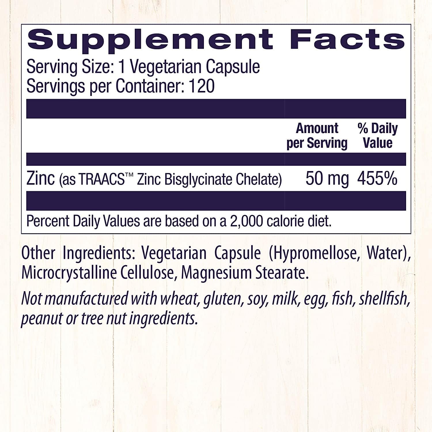 Healthy Origins Zinc Bisglycinate Chelate, 50 mg - Chelated Zinc for I