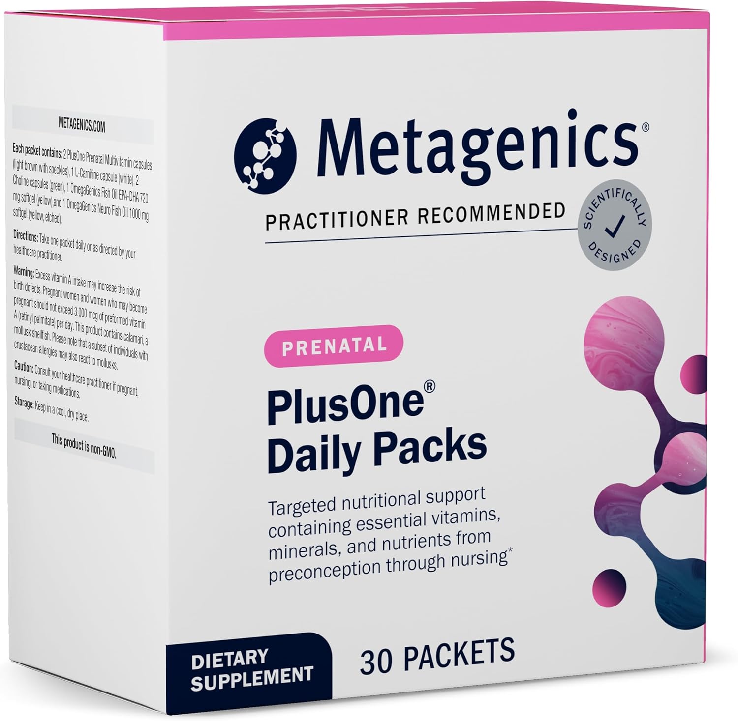 Metagenics Plusone Daily Prenatal Packs (30 Packets)