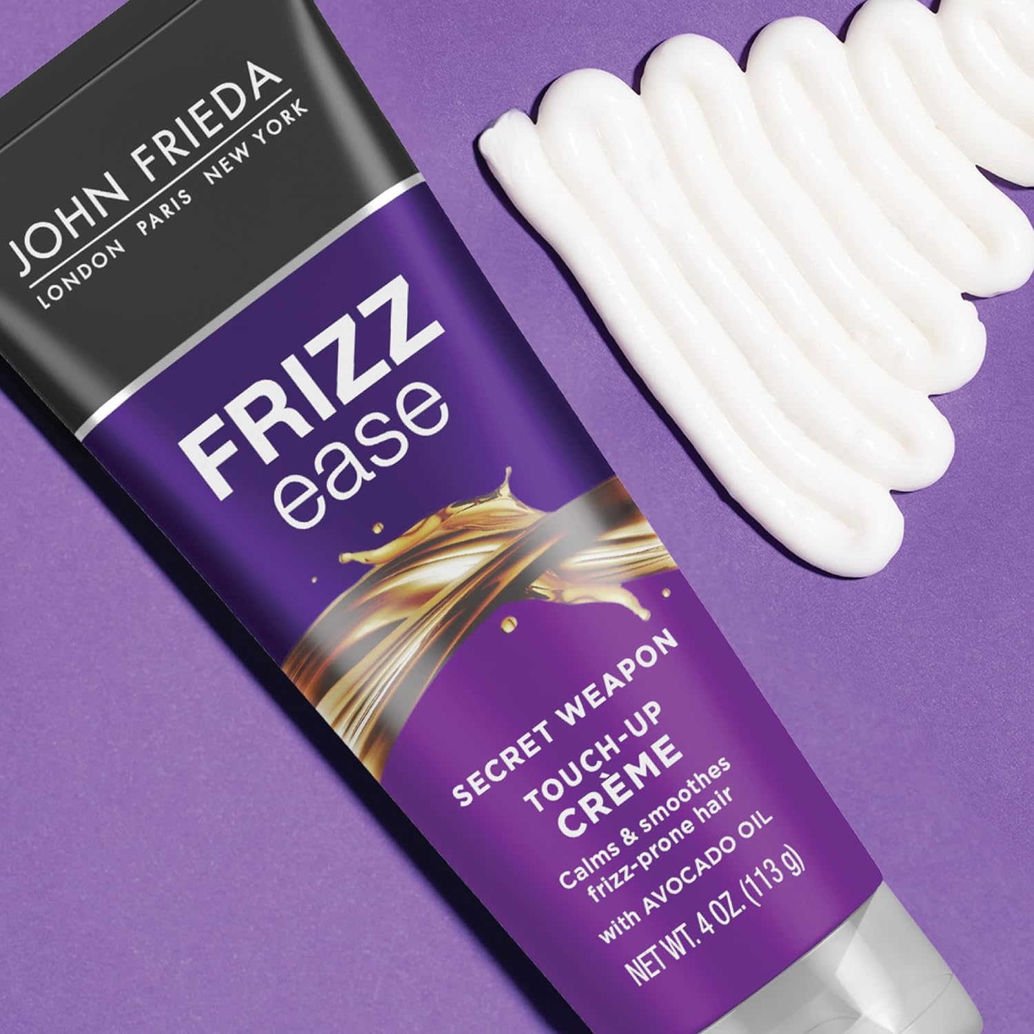 John Frieda Anti Frizz, Frizz Ease Secret Weapon Touch Up Hair Cream, Anti-Frizz Styling Cream, Helps to Calm and Smooth Frizz-prone Hair, 4 oz (Pack of 2) : Beauty & Personal Care