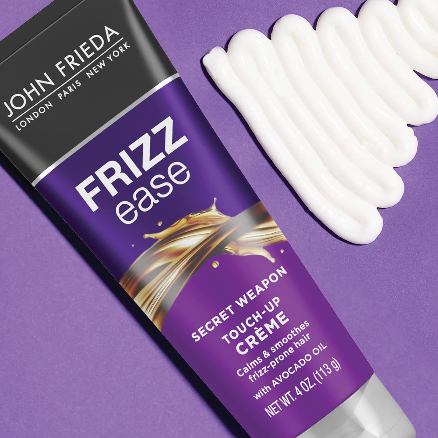 John Frieda Frizz Ease Secret Weapon Touch Up Cream: Anti-Frizz Styling Cream for Smooth, Frizz-Prone Hair (4 oz, Pack of 2) : Beauty & Personal Care
