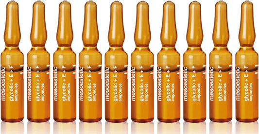 Mesoestetic Glycolic + E+ F Ampoules 10X2Ml