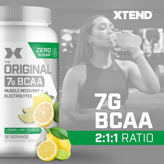 Scivation Xtend Original Bcaa, Lemon Lime Squeeze, 90 Servings, 1260 G