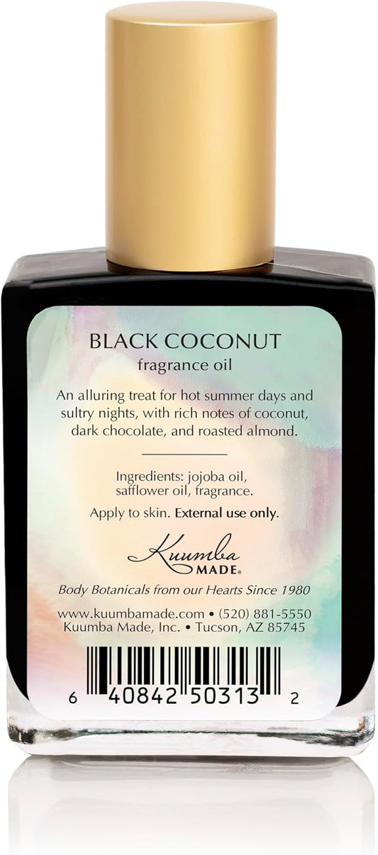 Kuumba Made Black Coconut Fragrance Oil | 0.5 Fl Oz | Notes Of Coconut, Dark Chocolate And Roasted Almond | Clean, Long-Lasting Scent | Alcohol Free | Perfume : Beauty & Personal Care