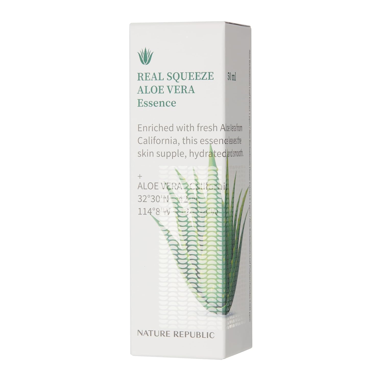 Nature Republic Real Squeeze Aloe Vera Essence (Not Tested On Animals)