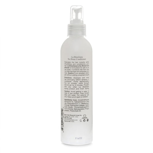 La-Brasiliana Quattro No Rinse Conditioner, 8.45 Fl.Oz
