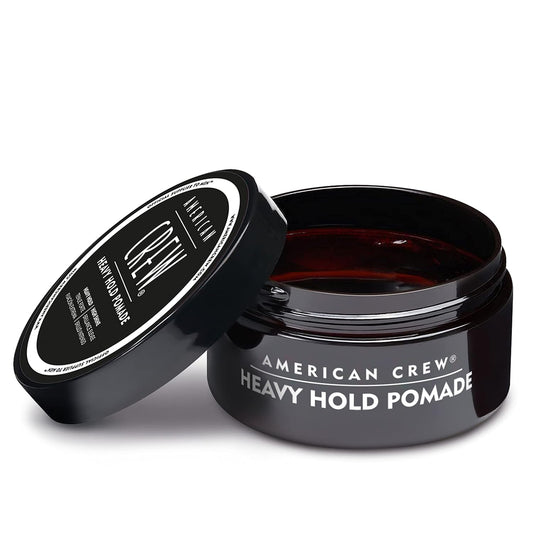 American Crew Men'S Hair Pomade, Like Hair Gel With Heavy Hold & High Shine, 3 Oz (Pack Of 1)