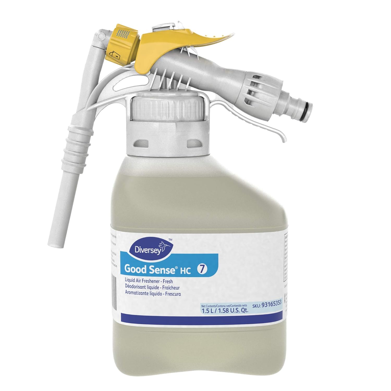 Diversey Good Sense Liquid Odor Counteractant, Fresh, 1.5 L Rtd Bottle, 2/carton