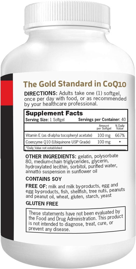 Qunol CoQ10 200mg Softgels, Ultra CoQ10