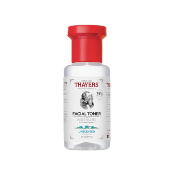 Thayers Trial Size Alcohol Free Unscented Witch Hazel Facial Toner With Aloe Vera Formula- 3 Oz