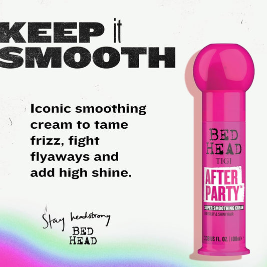 Bed Head By Tigi - After Party Hair Smoothing Cream - For Silky And Shiny Hair - Travel Size - 50 Ml