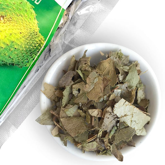 HerbaZest Soursop Leaf Tea (Hoja de Guanabana/Graviola) - 8oz (225g) - Premium Wild-Crafted & 100% Pure Loose Leaves