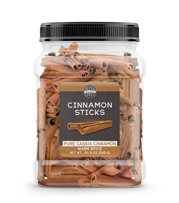 Birch & Meadow Cinnamon Sticks, 20.8 Oz, Cassia Cinnamon, Cooking & Baking