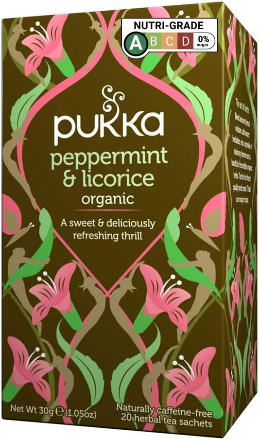 Pukka Herbal Teas Tea, Organic, 20 Count