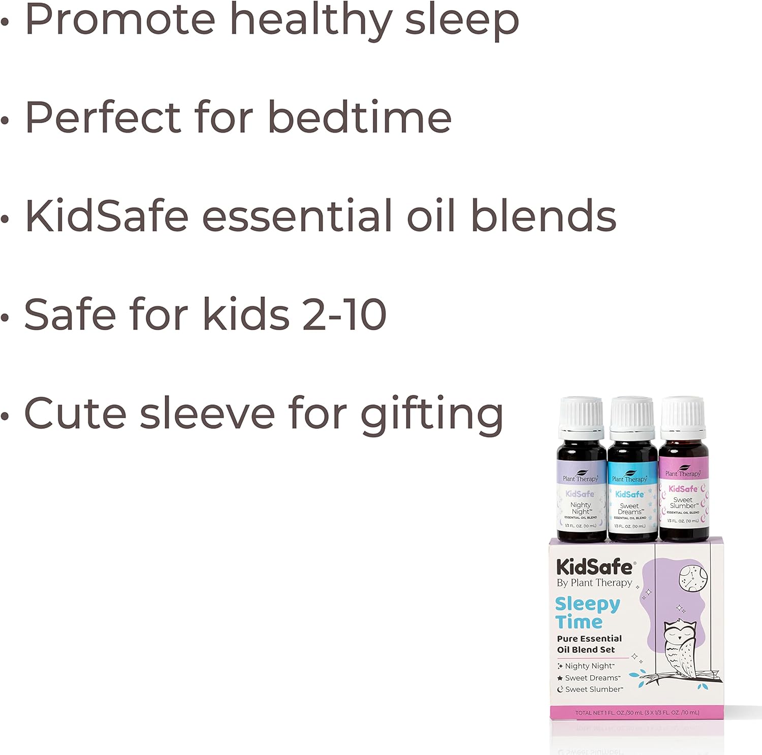 Plant Therapy Sleepy Time KidSafe Essential Oil Blends Set 100% Pure, Undiluted, Therapeutic Grade : Health & Household