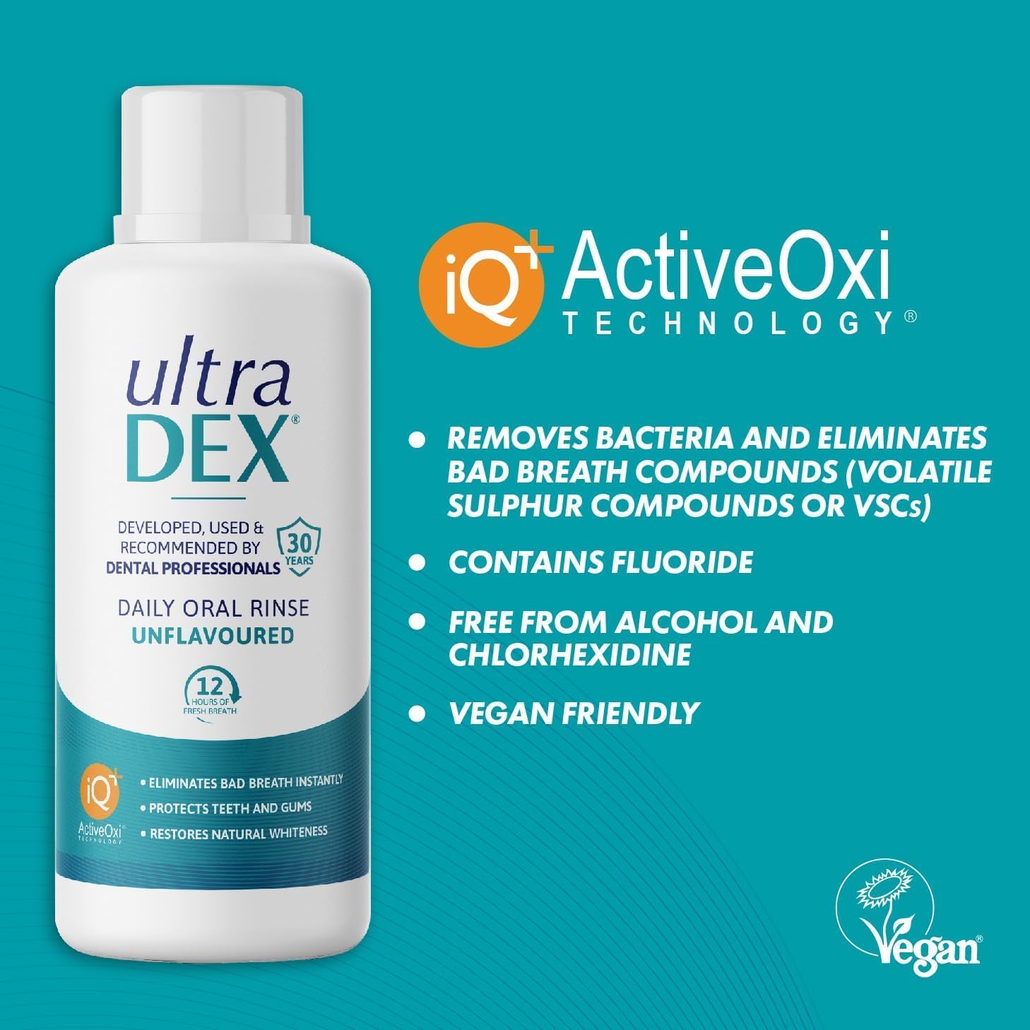 Ultradex Daily Oral Rinse With Fluoride 500ml : Amazon.co.uk: Health & Personal Care