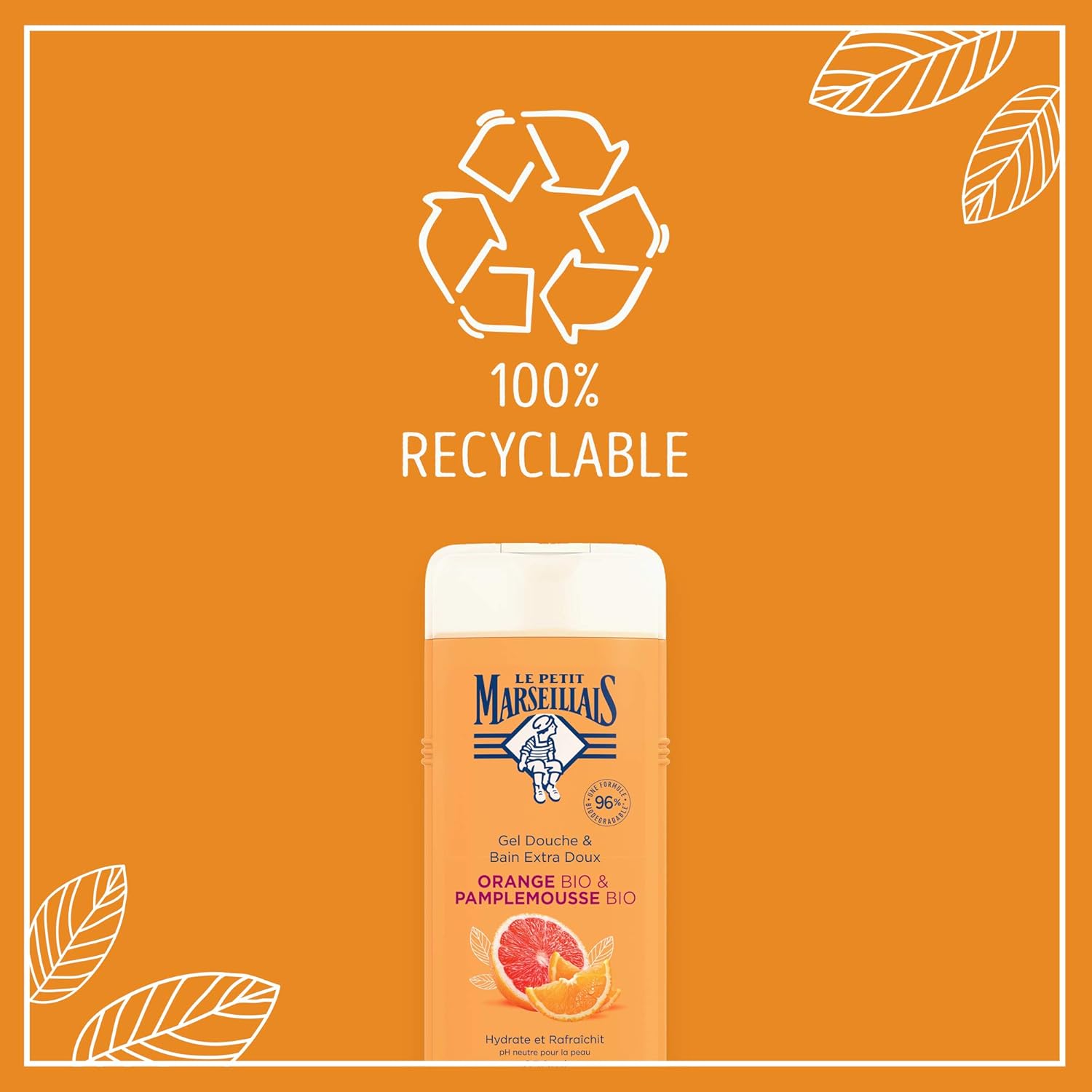 Le Petit Marseillais Shower & Bath Extra Gentle Cherry Blossom Body Wash Cream 650Ml : Beauty & Personal Care